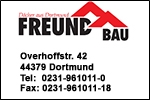 FREUND BAU, Overhoffstr. 42, 44379 Dortmund