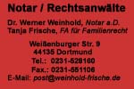 Notar / Rechtsanwälte, Weißenburger Str. 9, 44135 Dortmund